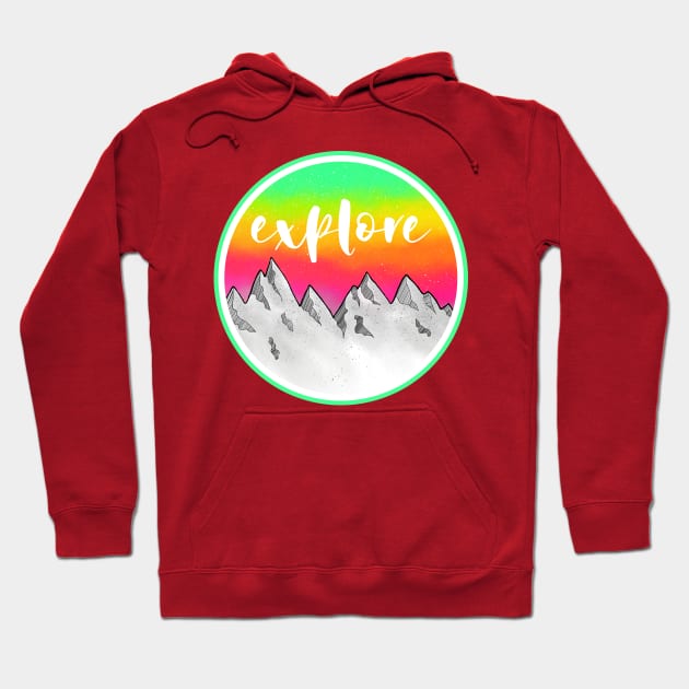 Mountains Explore Hoodie by mailboxdisco